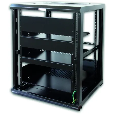 Szafa Rack 19 15u 600x600 Audio/video Stojąca Czarna